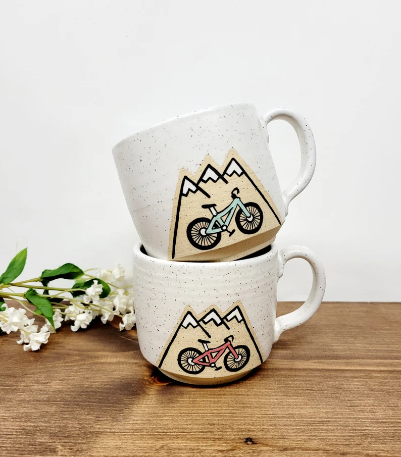 bike-pottery-mugs