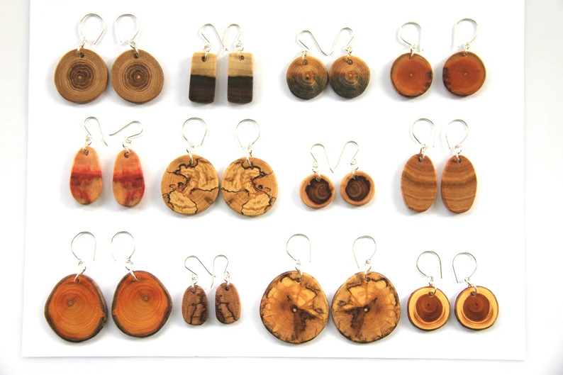 wooden-earrings